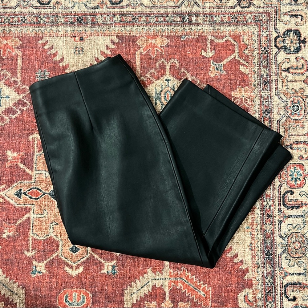 Zara Faux Leather Pencil Skirt